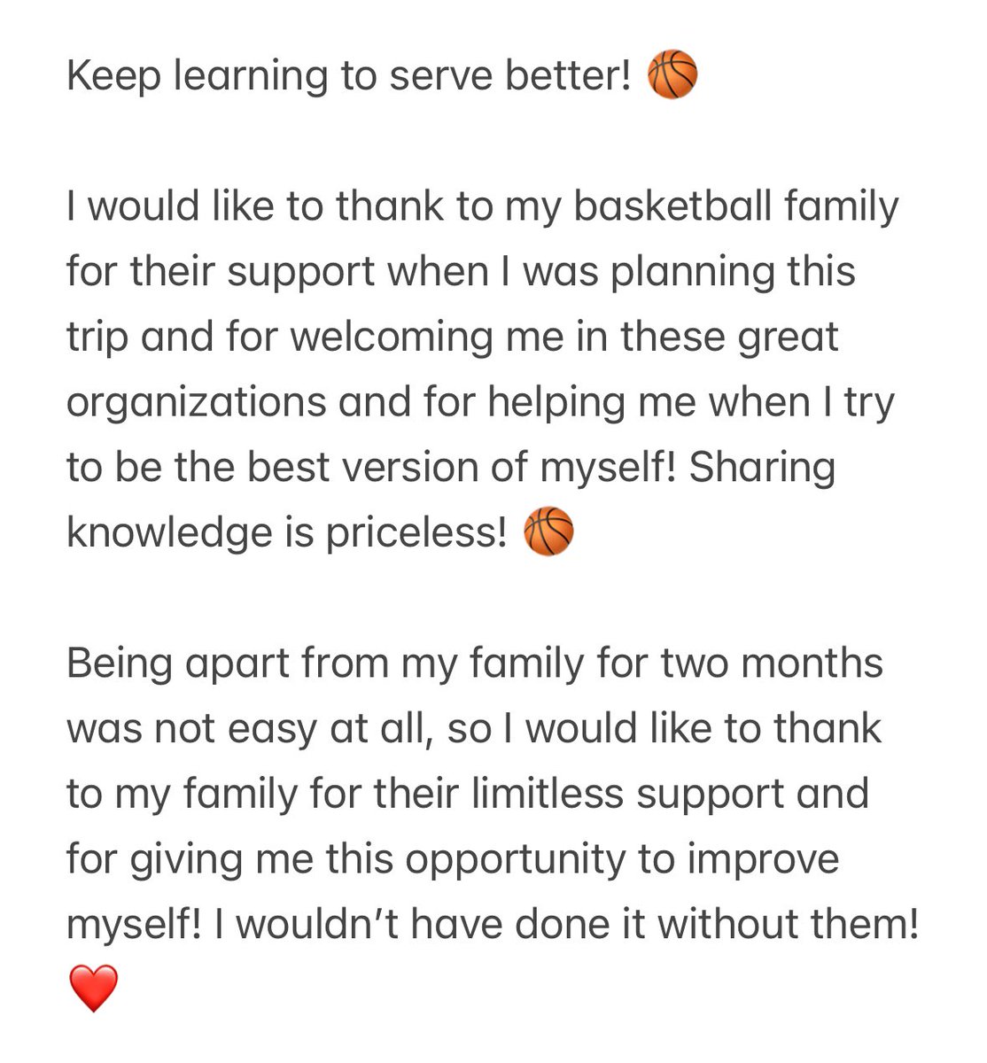 Keep learning to serve better! 🏀