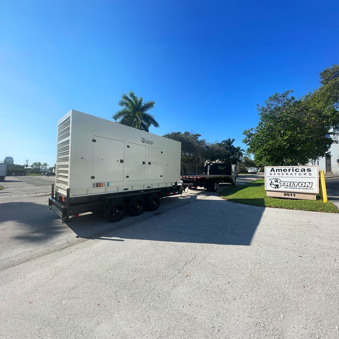 GoPowerGen's tweet image. Wrapping up the New Year in style! 🎉 En route to deliver a 400 kW Triton Diesel Generator, powered by a Perkins Engine and equipped with a 700 Gallon Double Wall UL 142 Tank, destined for South Florida. #NewYearVibes #PowerDelivery #SouthFlorida #DieselGenerator
