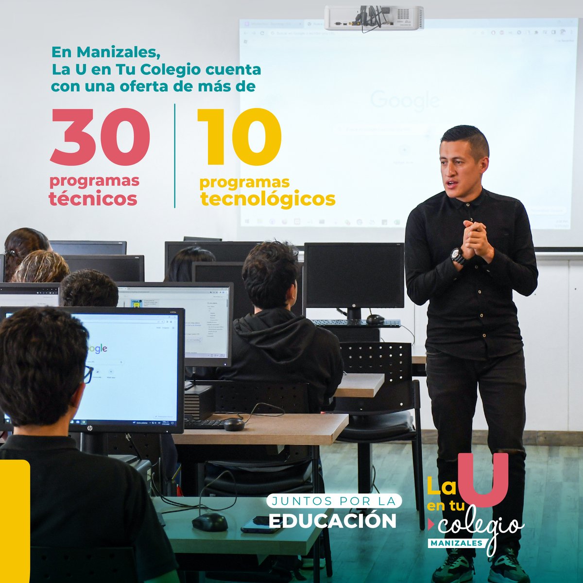 ¡Conoce La U en tu Colegio! 
<a href="/SecEducacionMz/">Secretaría de Educación</a> <a href="/CHECGrupoEPM/">CHEC Grupo EPM</a> <a href="/confacaldas/">Confa</a>
<a href="/fundcorona/">Fundación Corona</a> <a href="/FundacionBD/">Fundación Bolívar Davivienda</a> <a href="/ANDI_Caldas/">Seccional ANDI Caldas</a> <a href="/cpdcaldas/">CDC</a> @finanfuturo <a href="/udecaldas/">Universidad Caldas</a> <a href="/uammanizales/">UAM Manizales</a>
<a href="/umanizales/">Universidad de Manizales</a> <a href="/ucm_manizales/">Universidad Católica de Manizales - UCM</a> Politécnico Nacional <a href="/unitecnica/">Unitecnica Manizales</a> <a href="/AndapNacional/">ANDAP</a> @ColegiaturaDel
<a href="/Asoeduca_/">Asociación Educativa</a> ENAE <a href="/batutacaldas/">Fundación Batuta Caldas</a>.