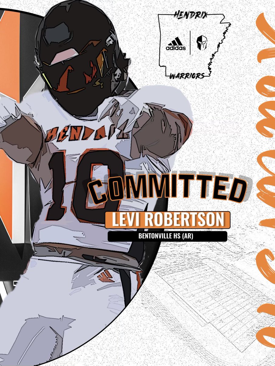 Blessed to announce my commitment to <a href="/HendrixFootball/">#WeAreWarriors</a> <a href="/CoachDoerrHDX/">Mason Doerr</a> Thank You,<a href="/CoachJGrant/">Jody Grant</a> <a href="/BvilleFB/">Bentonville Football</a>