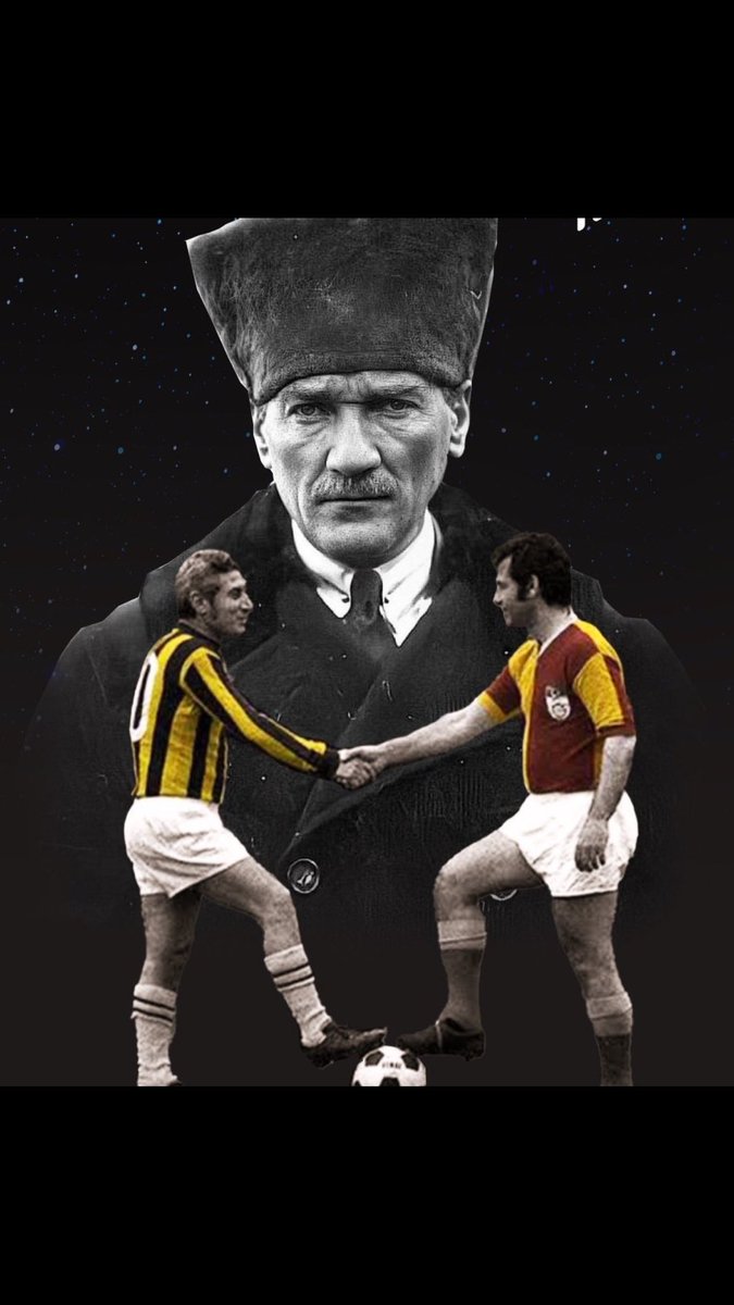 Mustafa Kemal Atatürk 🇹🇷

#Fenerbahce 
#Galatasaray  
👏👏👏