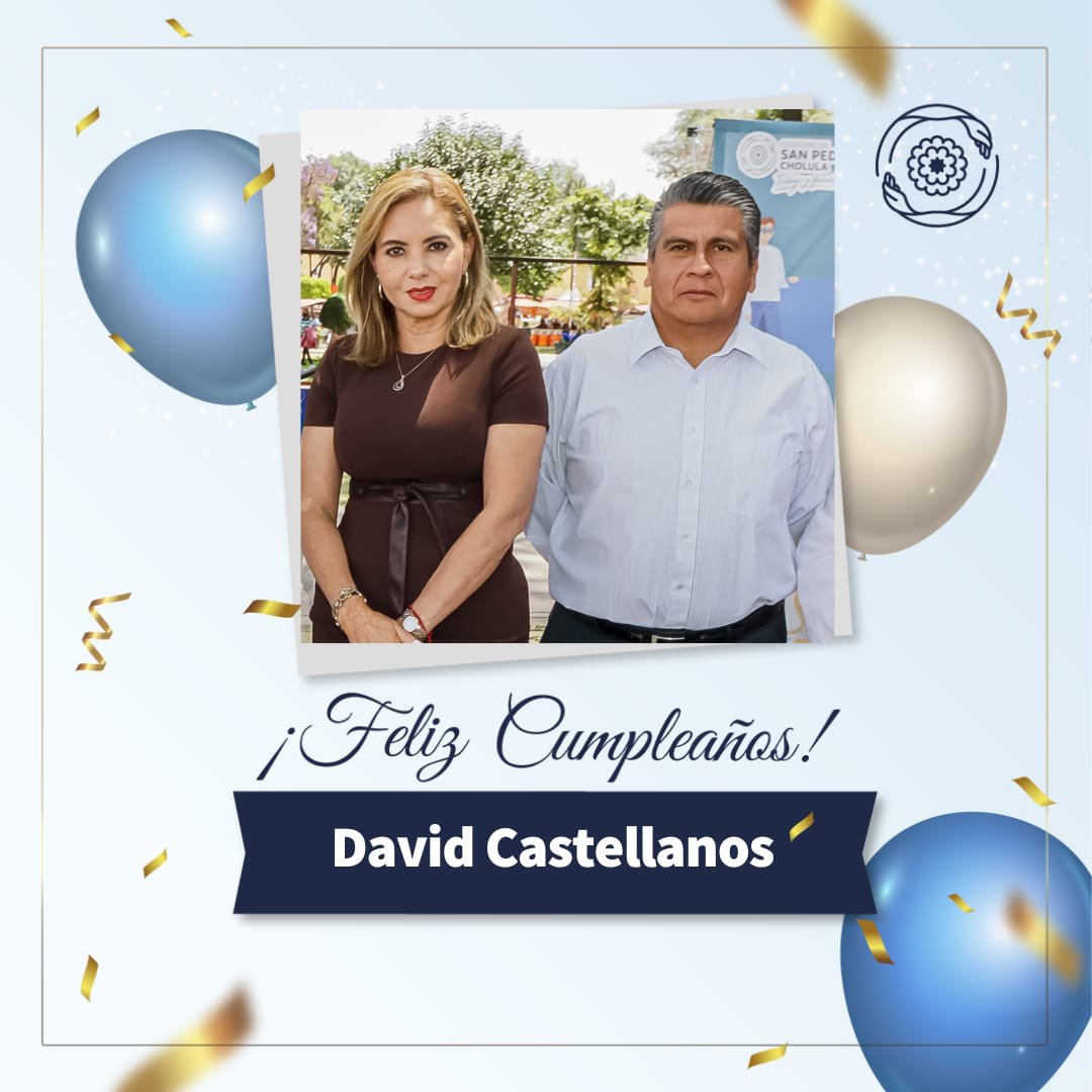 Feliz cumpleaños, Regidor David Castellanos.

Deseo que sea un gran día acompañado por tu familia y todos tus seres queridos.

¡Felicidades🎉!