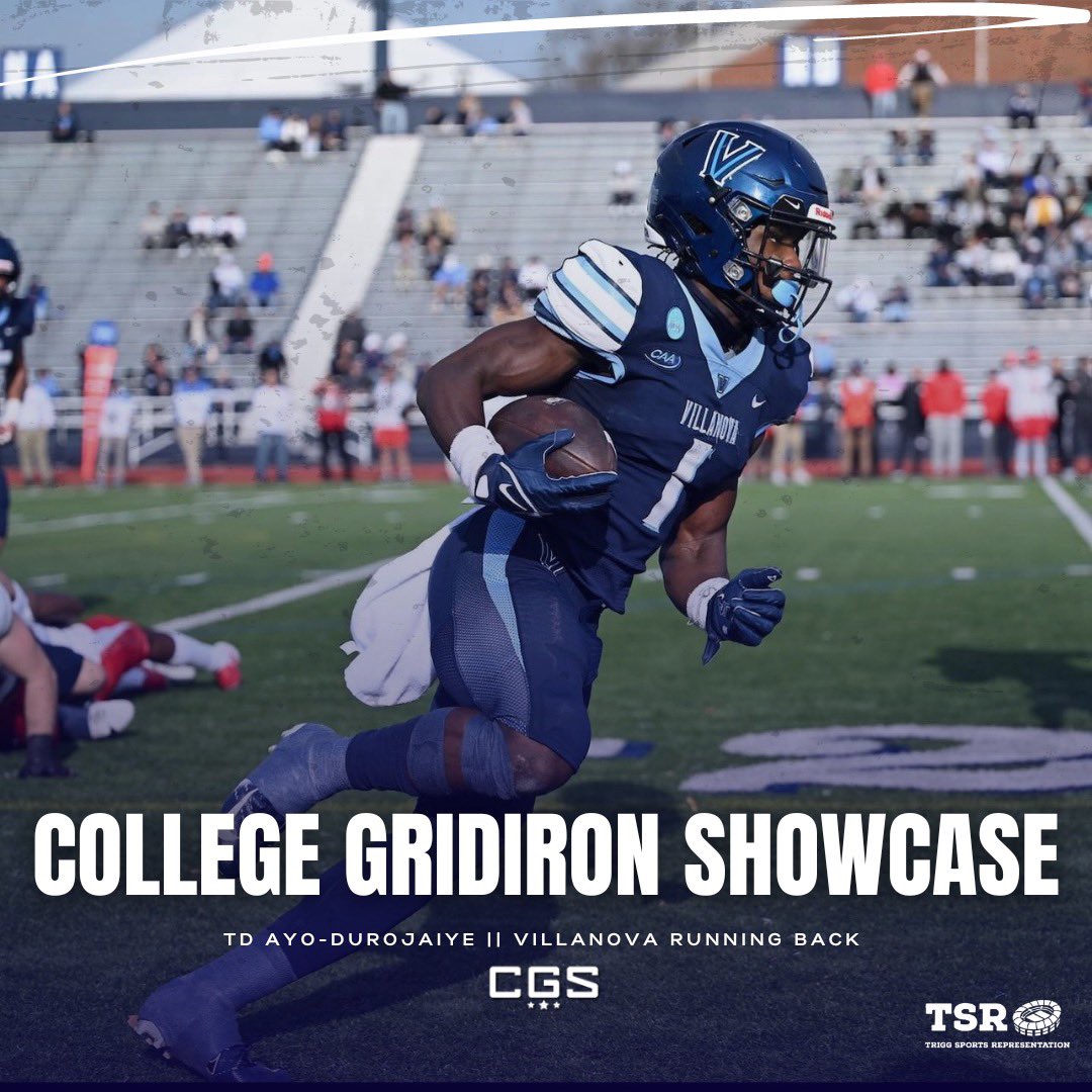 Look out for our guy in the College Gridiron Showcase next week! Goodluck TD‼️👏