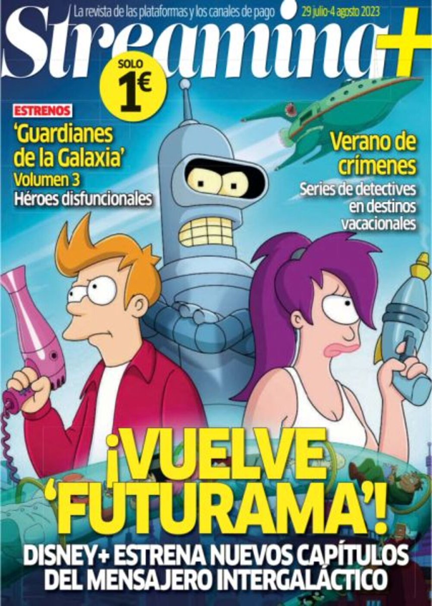 ColeccionTV's tweet photo. También tenemos las portadas 2023 de #StreamingPlus que aparte de ir incluida en #Supertele y #Teleprograma también se publica digitalmente desde el verano. @jordicasanova
https://t.co/ErrAEjfVJf https://t.co/LqFrwSCUJ0