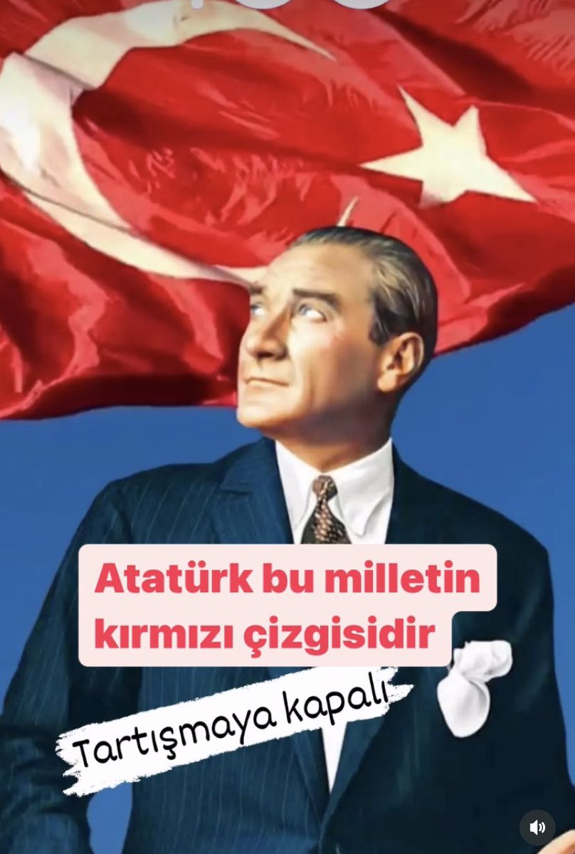 Atatürksüz bir Türkiye hayal edenler son Atatürkçü ölünceye kadar bekleyecek😡
<a href="/Fenerbahce/">Fenerbahçe SK</a> 👏👏👏👏
<a href="/GalatasaraySK/">Galatasaray SK</a> 👏👏👏👏