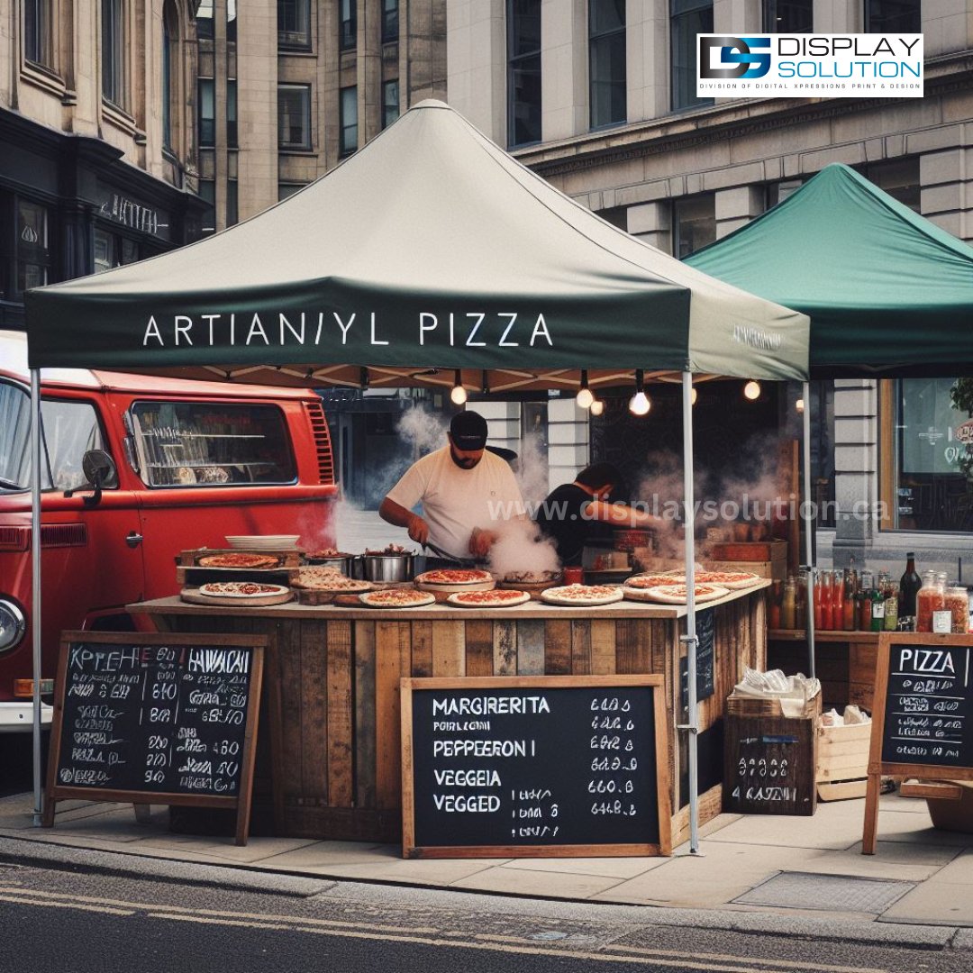 DisplaySol81277's tweet photo. Step up your outdoor event game with our durable and customizable tents. Ideal for food vendors like this artisanal pizza stall! Discover more at https://t.co/vRjNbxKYgR.   #CanopyTents#canada #DisplaySolution #newyear #newyearseve#WorldJuniors #HappyNewYear #Pistons https://t.co/M8iN6l5ujs