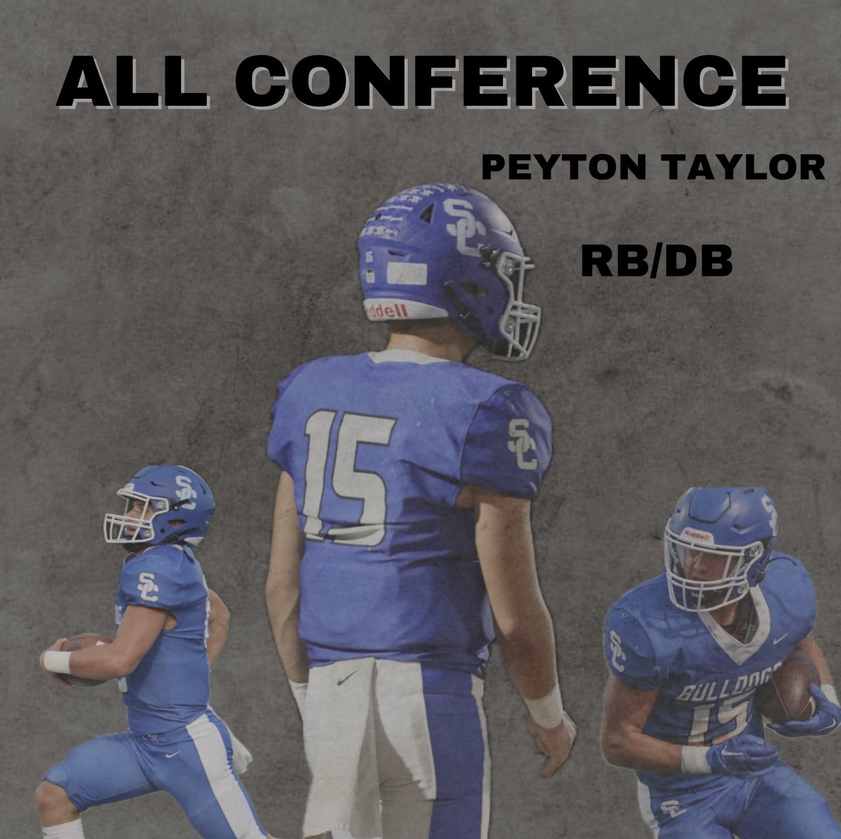peyton7taylor's tweet photo. ⭐️Junior Szn⭐️

|| 2x All-Conference ||
|| 1,135 All Purpose Yards- 11 Tds ||
|| 48 Solo- 16 Ast- 10 Pbu- 1 Int ||

🎬Hudl link in bio📈

@CoachJoshQualls  @NathanBrownUCA @kencollums @MattUnderwoodHU  @CoachLovings @Coach_Scott2000 @CoachGunnellUCA @CoachColum 
@Coach_Hutch68 https://t.co/VsJdDxuSwX