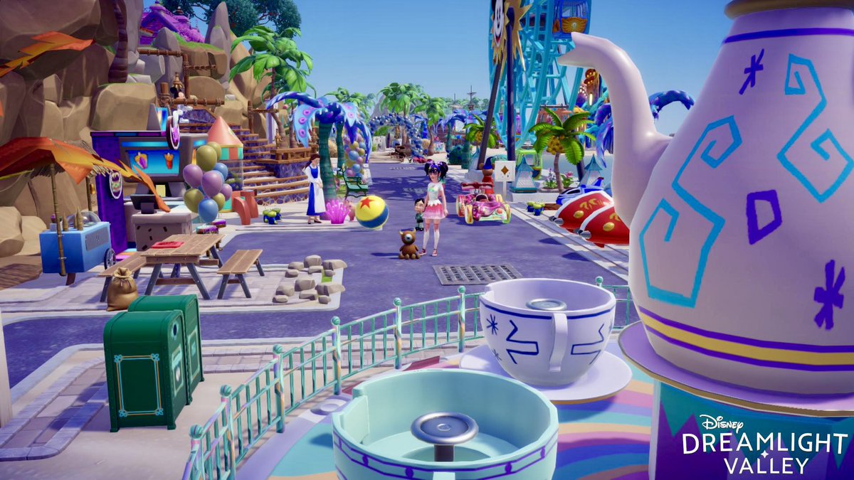 CozyitUp_Lily's tweet image. My dazzle beach boardwalk theme park! Motivated by this week’s dreamsnap. Part 1! @DisneyDLV #ddlv #ddlvcommunity #disneydreamlightvalley #ddvcommunity