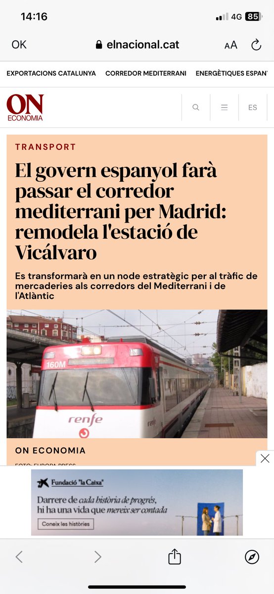 viquirepublica's tweet photo. ¿Sabeis cuanto costará solo la obra q permitirá pasar el corredor por Madrid?
32,4M€
¿Sabeis quien ejecutará dicha obra?
Dragados de Florentino pérez
Desviarán el corredor 600 km ,pero eso no es malversación
¿Que putea a catalanes y beneficia a los dl IBEX?
¡Palante Manolo! https://t.co/mHJH8kp8Lh