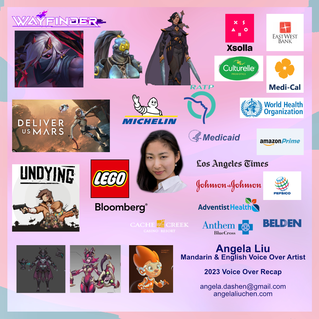 Thank you to all my clients, friends, and families for supporting and trusting me in 2023!
Here we come 2024! 🎉
#voiceover #voiceovers #voiceoverartist #voiceoveractor #videogames #2023recap #wayfinder #undying #deliverusmars #lego #voxbook #commercialvoiceover #mandarin