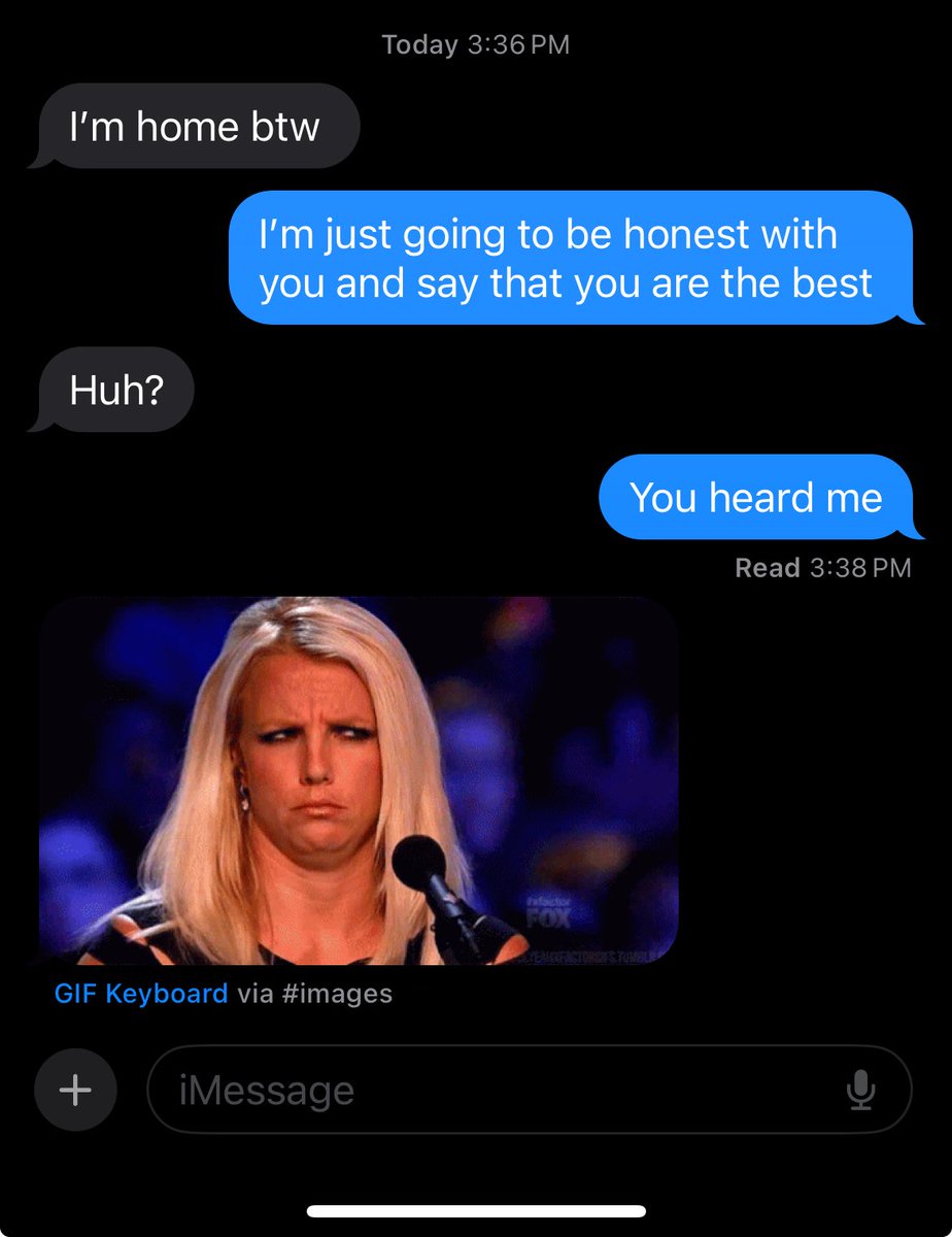 SitOnAFeather's tweet photo. Guys, text predictor your woman something nice and see how she reacts.

Post those funny responses! https://t.co/xYFQm5m9Zl