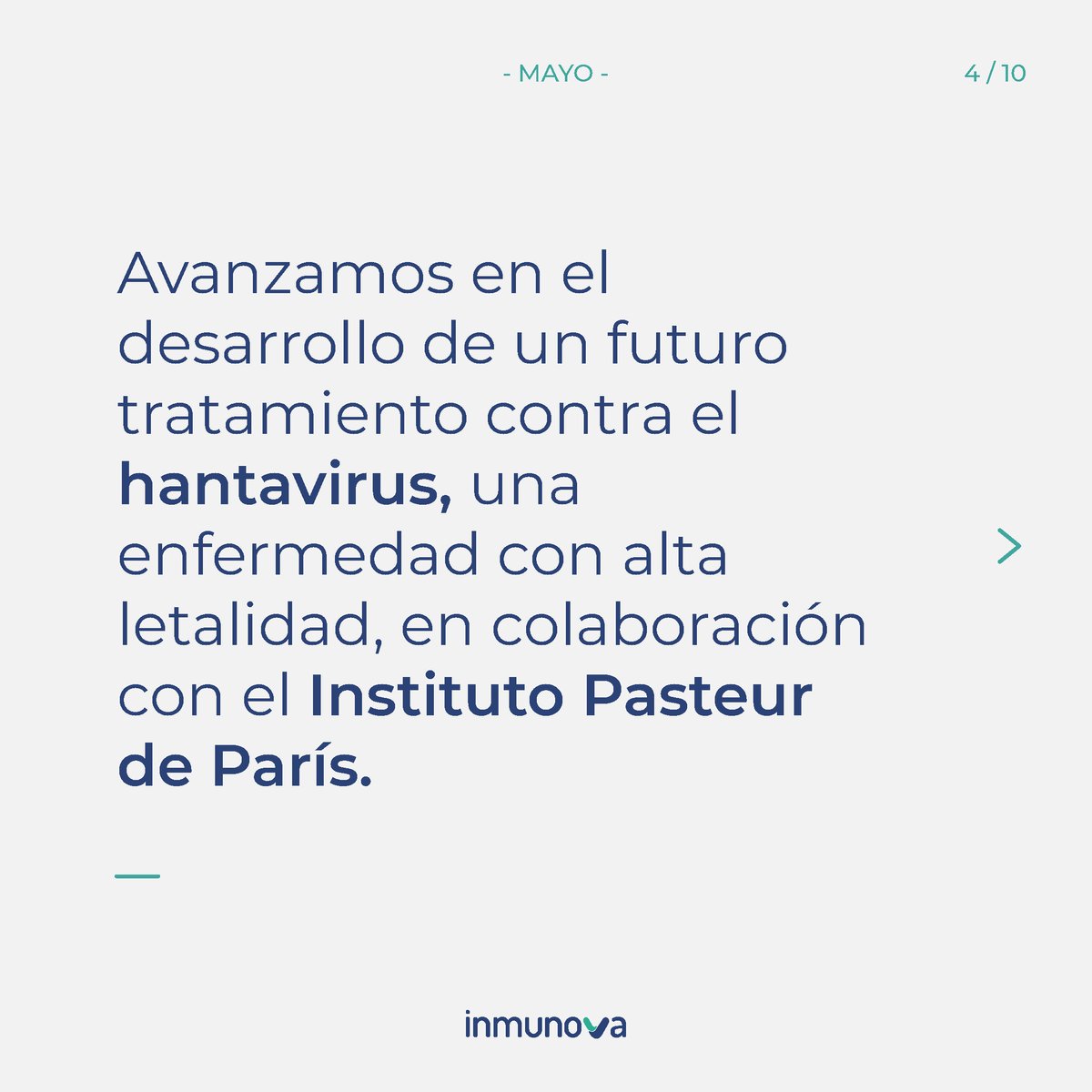inmunova's tweet photo. Desde @inmunova , despedimos un año cargado de buenos resultados y recibimos uno nuevo en el que seguiremos trabajando para encontrar soluciones innovadoras a problemas de salud sin tratamiento en el mundo 👇👇👇 https://t.co/K2KN6yGJkm