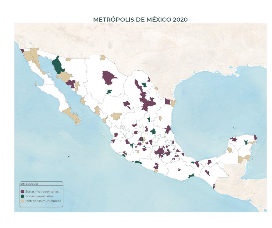 CemmAcatlanUNAM's tweet photo. La caracterización de las metrópolis permite obtener información relevante para comprender sus dinámicas socioespaciales tanto al interior como al exterior, nacional e internacionalmente.

- Metrópolis de México, 2020

#VidaMunicipal
#ZonaMetropolitana
#MunicipiosDeMéxico https://t.co/aU6gkD2BeS