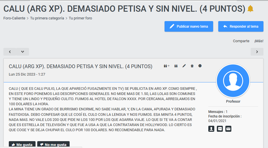 NorbertoEspele1's tweet photo. FUERTE CRITICA A ESCORT, CALU PULIG. https://t.co/h5aW54b3ee