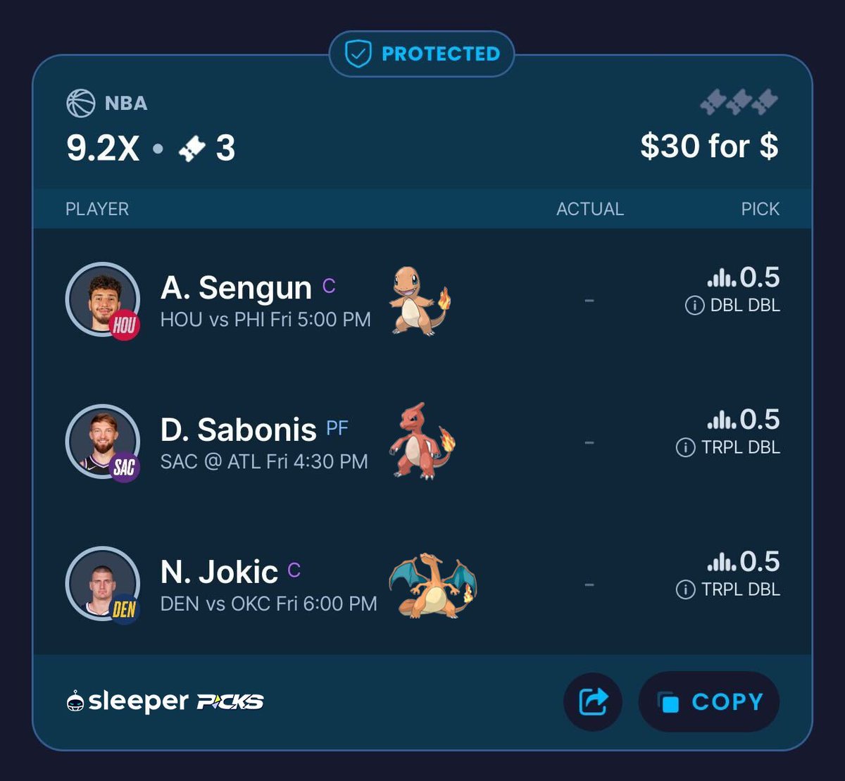 The Jokic Evolution 🃏

If this hits, we'll give $500 play-through to someone who...

- Retweets
- Replies "JOKIC"
- Follows <a href="/SleeperNBA/">Sleeper NBA</a>