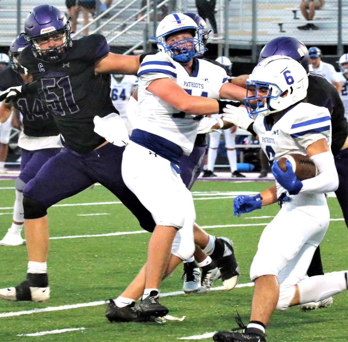 Phoenixville Area High School's Danny Aselton (51) Was Among Several Locals Chosen By The Pennsylvania Football Writers As All State Selections. Phoenixville Competed In PIAA Class 5A.
(FILE PHOTOS BY RICK MARTIN)
