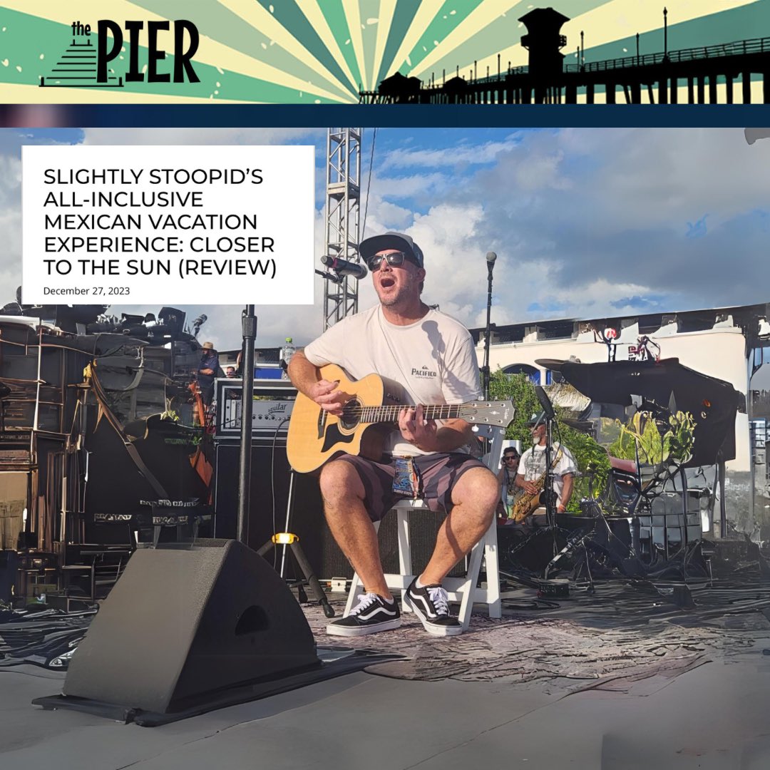 Silverback Music (@silverbackmusic) on Twitter photo “Slightly Stoopid’s all-inclusive Mexican vacation experience is every reggae fan’s tropical dream come true.”
☀️🎶💀Thanks to our friends at <a href="/ThePierOrg/">ThePier.org</a> for the great review of <a href="/SlightlyStoopid/">Slightly Stoopid</a>’s 9th annual legendary <a href="/closer2sun/">Closer to the Sun</a> event!!
Full article: shorturl.at/fzLV1 🔗 “Slightly Stoopid’s all-inclusive Mexican vacation experience is every reggae fan’s tropical dream come true.”
☀️🎶💀Thanks to our friends at <a href="/ThePierOrg/">ThePier.org</a> for the great review of <a href="/SlightlyStoopid/">Slightly Stoopid</a>’s 9th annual legendary <a href="/closer2sun/">Closer to the Sun</a> event!!
Full article: shorturl.at/fzLV1 🔗