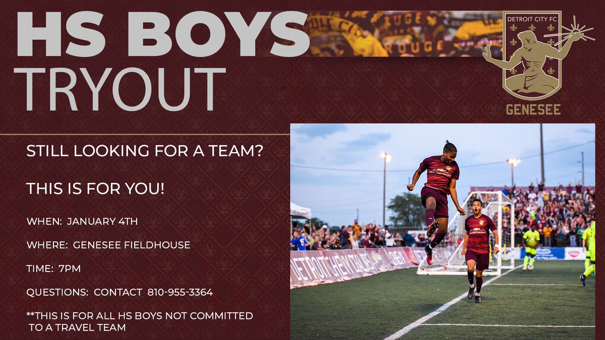 Detroit City FC Youth Genesee tweet media
