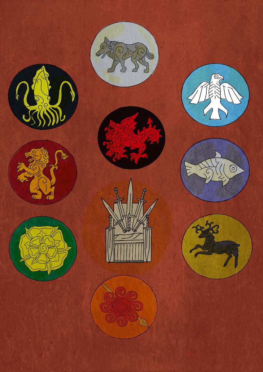 PiruchoW's tweet photo. Dibujo de comisión para manual de 
#GoT #GameOfThrones https://t.co/Pw79HmNIFi