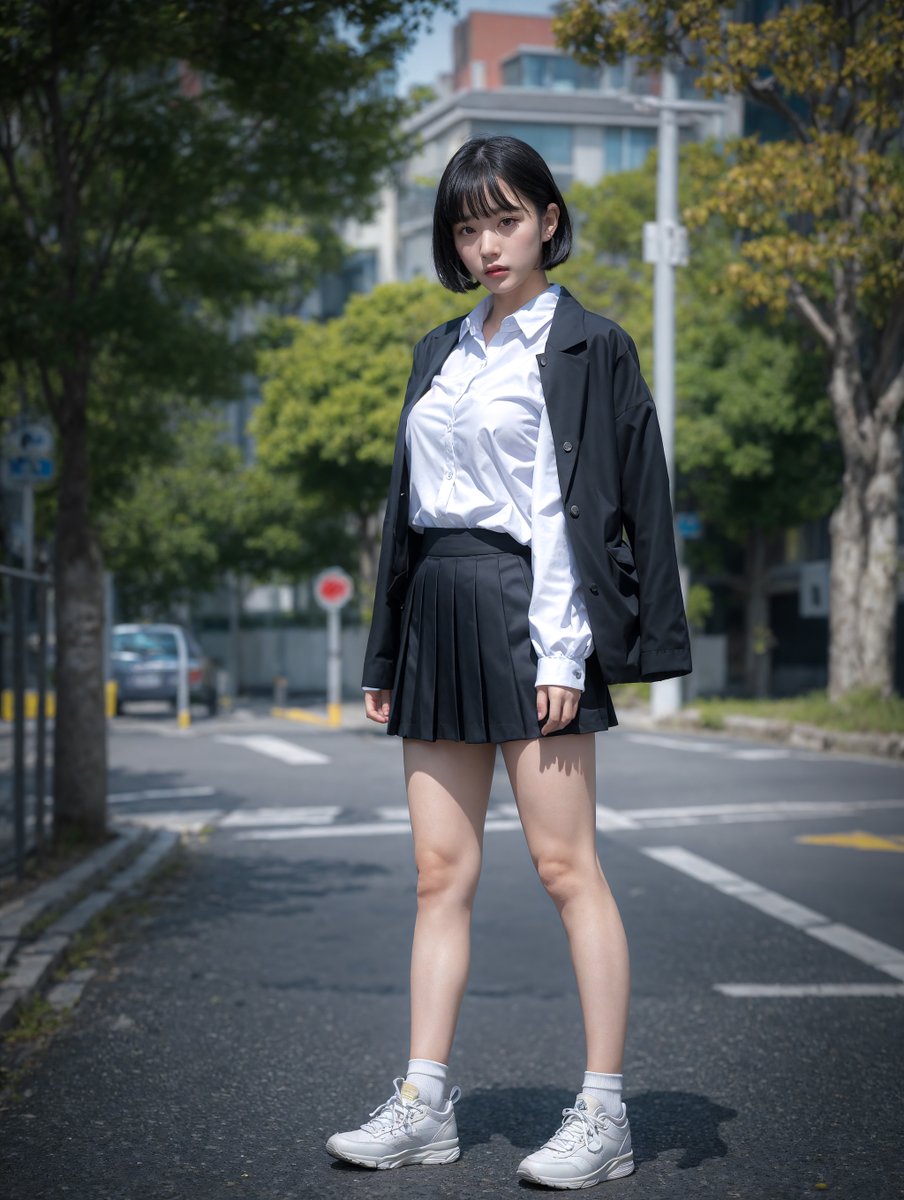 flying_girl_ai's tweet image. #AI女子高生 

アップスケーリングいろいろ試行錯誤中だけど、やっぱり #ControlNet が1番安定してるかなぁ🤔

「かっこいいJK」