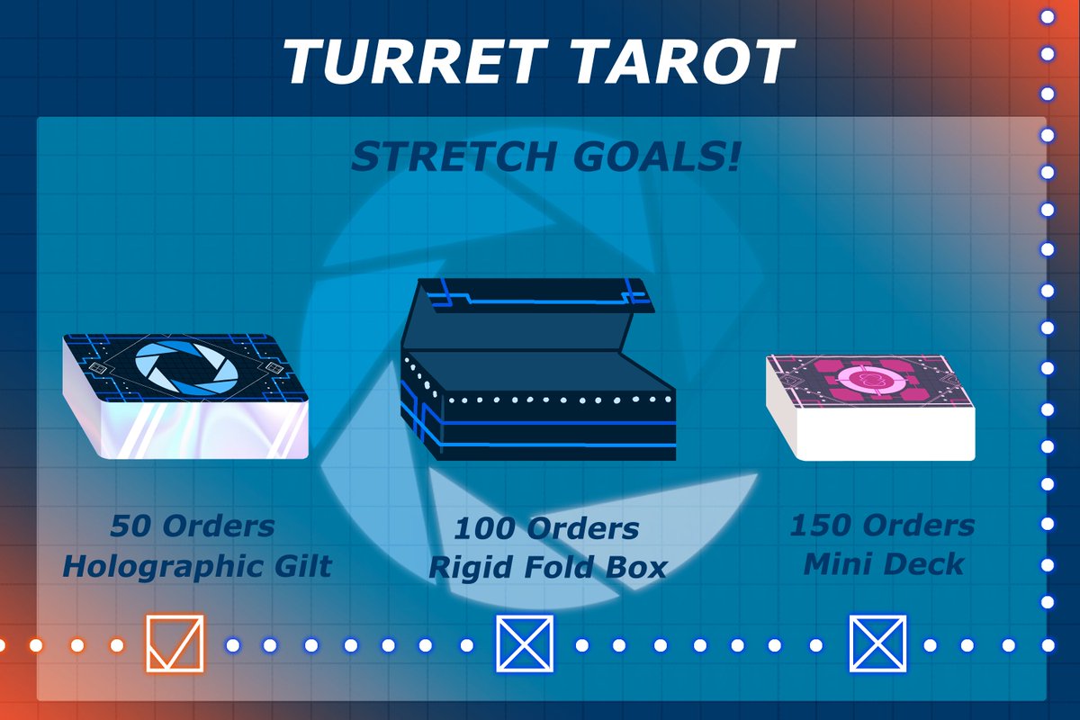TarotTurret's tweet photo. 🔸 We've reached our first Stretch Goal! 🔹

All cards will now include Holographic Gilt, meaning that their edges will be shiny! Next stretch goal is a customized box for the deck!

Preorder a deck here: https://t.co/EjNQF97r1J https://t.co/ilcKK7DDJX