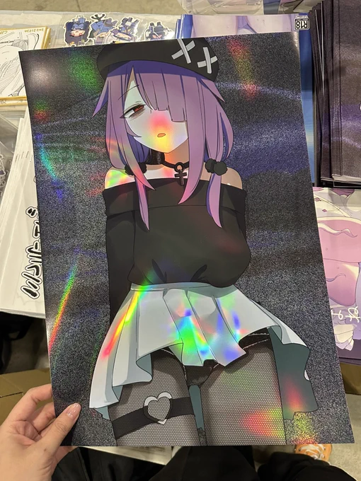 ポスター作ったけど飾るところなくて涙 