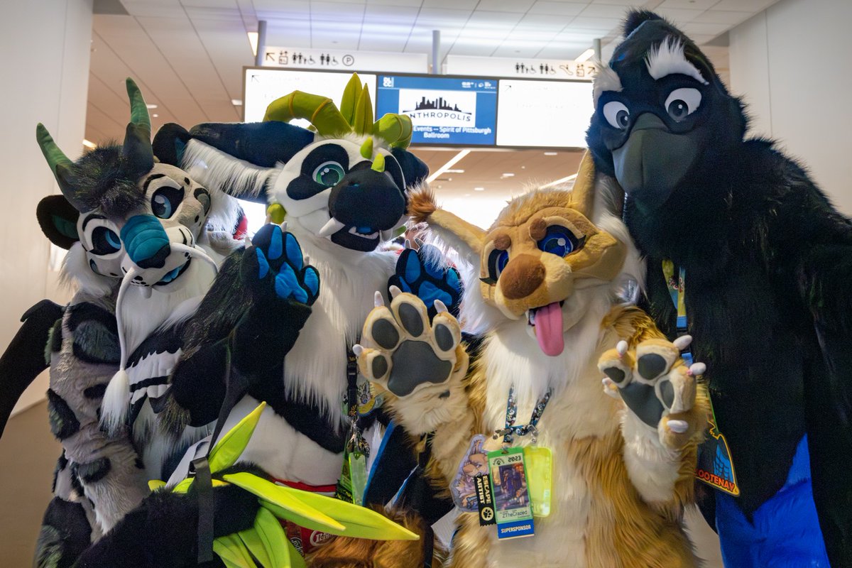 SpiritPanda Costumes (@spiritpandasuit) on Twitter photo Last Fursuit Friday of 2023!?! WHOA!
Have a cute pic of friends at AC23. ๐ฅน
Bamboo, Stoem (owned by <a href="/Firestoem/">Space Alien โก AC(?)</a>) and Z (owned by @ZTheChill) by me!
Kootentay by <a href="/MadeFurYou/">Made Fur You</a>, owned by <a href="/tseatah/">Original Mocking Jay</a>
๐ธ by <a href="/SirDrewTheFree/">Sir Drew The Free</a> Last Fursuit Friday of 2023!?! WHOA!
Have a cute pic of friends at AC23. ๐ฅน
Bamboo, Stoem (owned by <a href="/Firestoem/">Space Alien โก AC(?)</a>) and Z (owned by @ZTheChill) by me!
Kootentay by <a href="/MadeFurYou/">Made Fur You</a>, owned by <a href="/tseatah/">Original Mocking Jay</a>
๐ธ by <a href="/SirDrewTheFree/">Sir Drew The Free</a>