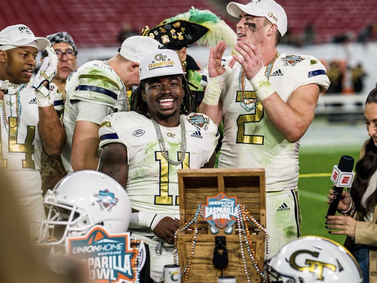 PatienceSatty's tweet photo. It’s already been a whole week since Georgia Tech Football went down as Gasparilla bowl CHAMPIONS 🤩🤩🙌🏻🙌🏻 https://t.co/hz3Gk6Bkuk