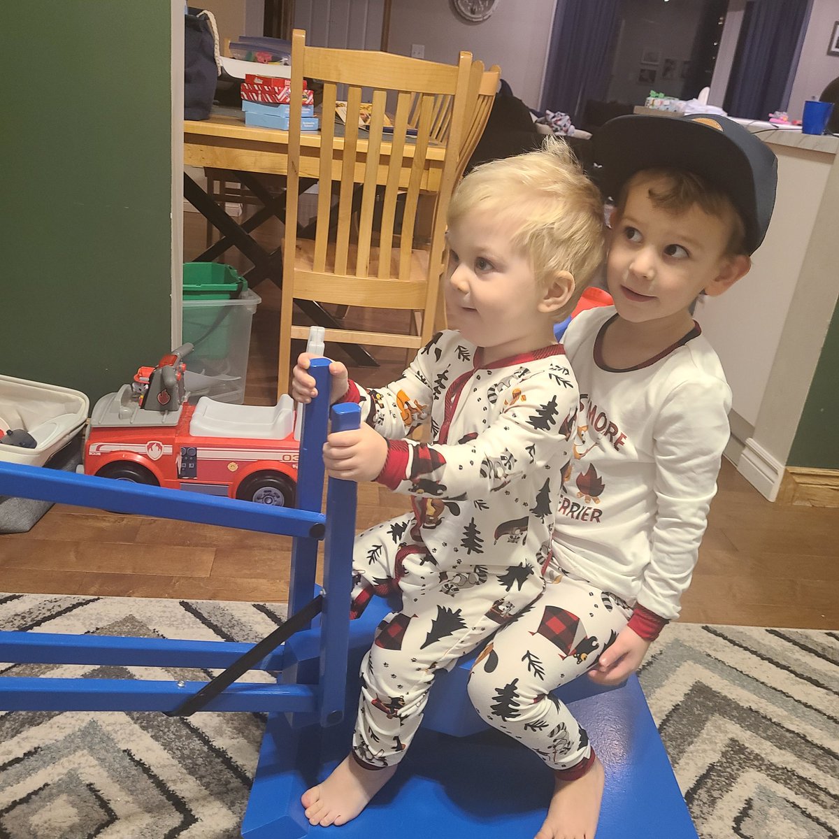 CalliseFoerter's tweet photo. #Christmas was a whirlwind with these 2 construction workers... https://t.co/VlzE12PARi