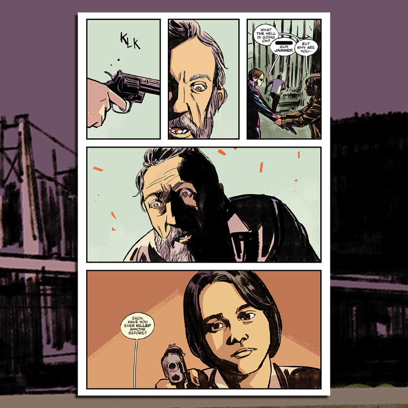 boomstudios's tweet photo. Here's a smoldering sneak peek at SLOW BURN #4 by writer @olliemasters, artist @PierL_Minotti, colorist @AlexSant88, and letterer @HassanOE.

#FinalOrderCutoff 𝐢𝐬 𝐍𝐄𝐖 𝐘𝐄𝐀𝐑'𝐒 𝐃𝐀𝐘!

A/C: Matt Taylor NOV230065/67 
B: Goran Sudzuka NOV230066
D: @gabrielhardman NOV230068