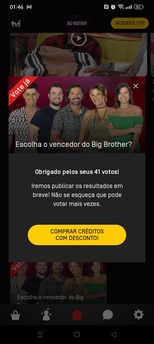 Obrigada Cinha! 

Cada vez mais tenho a certeza que apoio a pessoa certa! 🍅👑 

#bbtvi #tomateiros