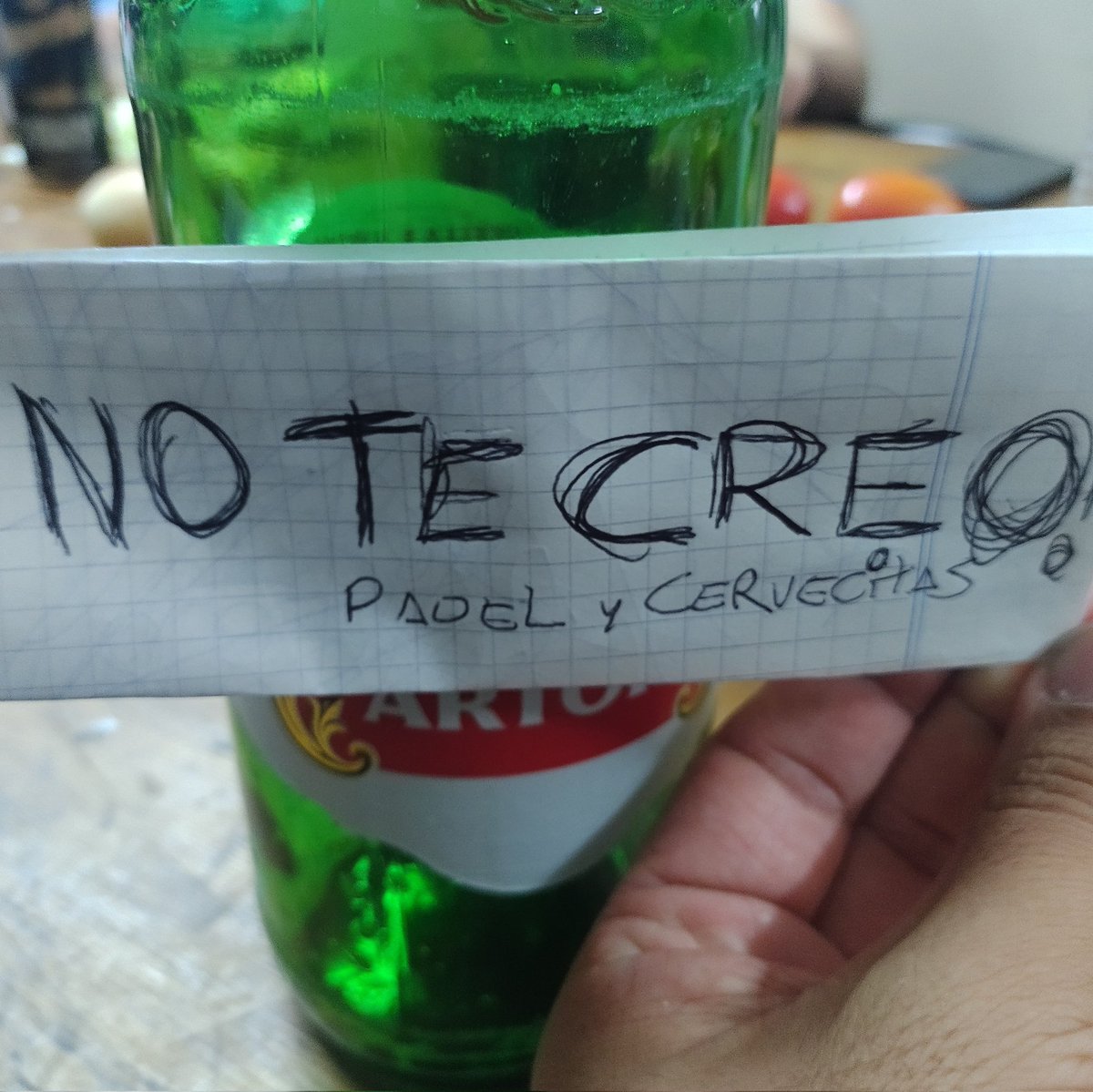 GaticaAriel's tweet photo. @padelcerveza @Cruzcampo Está rara esta 🍺🍺🤭🤭 https://t.co/PRI2obdS37