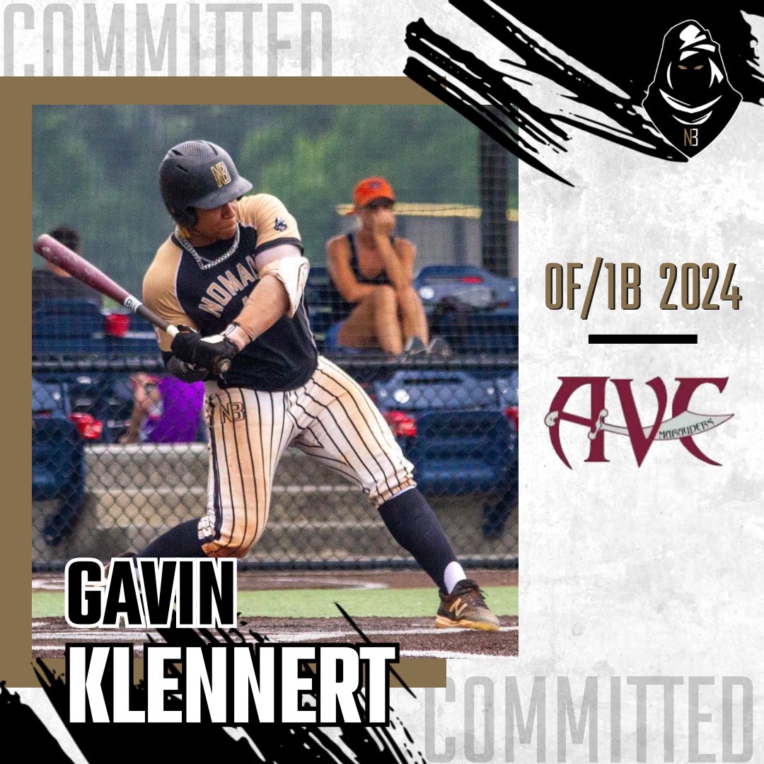 Nomadic Baseball (@nomadicbaseball) on Twitter photo Congrats to Gavin Klennert on his recent commitment to Antelope Valley College! Since joining Nomadic in 2020, we knew this young man had the skill set to compete at the college level.  Couldn’t be more proud of the work he has put in to make that dream come true. #BeUncommon Congrats to Gavin Klennert on his recent commitment to Antelope Valley College! Since joining Nomadic in 2020, we knew this young man had the skill set to compete at the college level.  Couldn’t be more proud of the work he has put in to make that dream come true. #BeUncommon