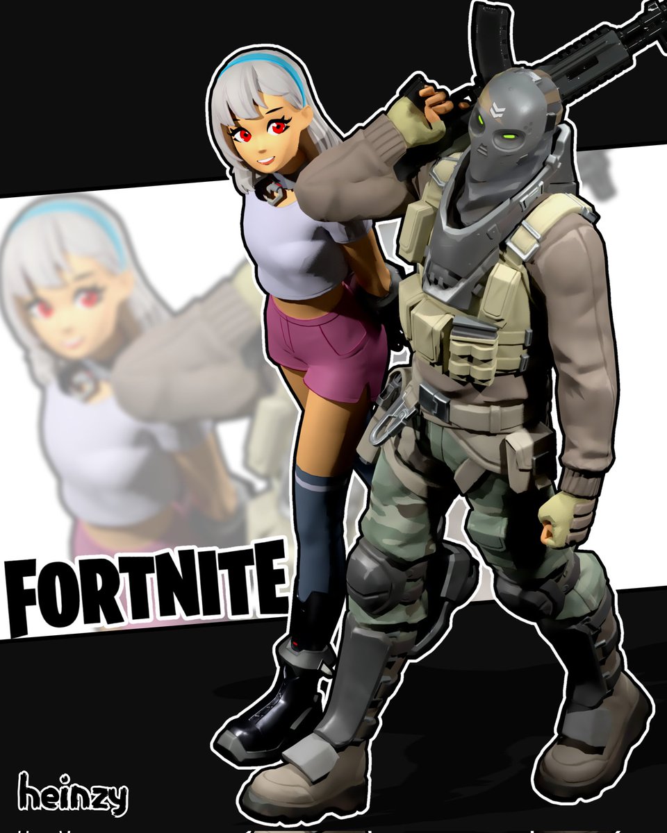 heinzycookie's tweet photo. Lexa & Metalmouth - Fortnite 3D Art (likes and reposts would mean a lot to me!)
#fortnite #fortniteart #fortnite3dart #lexa #metalmouth #blender https://t.co/ZIVGa3xvp0