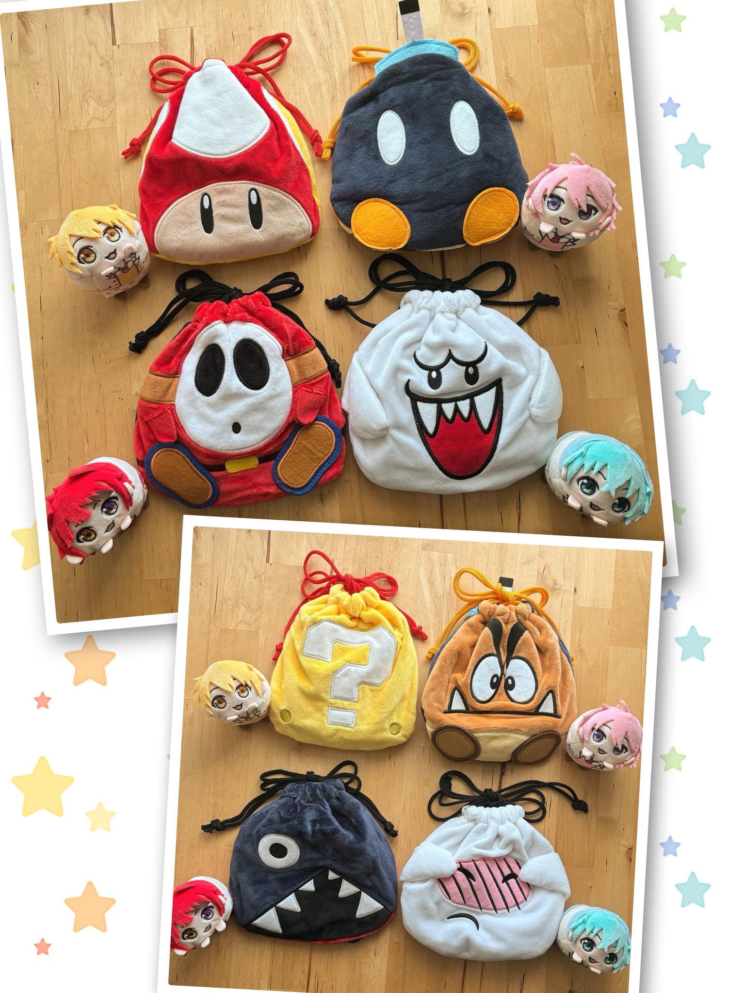 大人気新作 USJ セットアップ マリオ 巾着付き フリーサイズ 3点セット ルームウェア・パジャマ