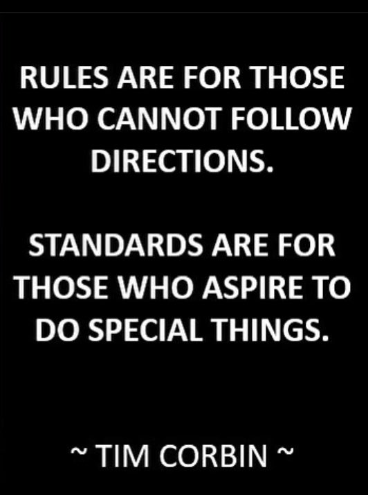 CEShowcase_'s tweet photo. 🚨 CE Athletes 🚨 

Do you need rules or standards? 

#developgoodhabits https://t.co/3c3cObYf5K