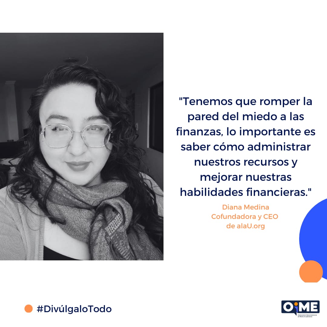 OimeEcuador's tweet photo. Te traemos estas frases destacadas del #DivúlgaloTodo sobre cultura financiera con @DianaMedinaGo

Escúchalo en https://t.co/2N8POH0Gz1…

Créditos: @dariochancusig y @FranciscoBalz

#LuchaContraLaDesinformación #DivulgaciónCientífica #Ecuador #economía https://t.co/wX5e8oxqYX
