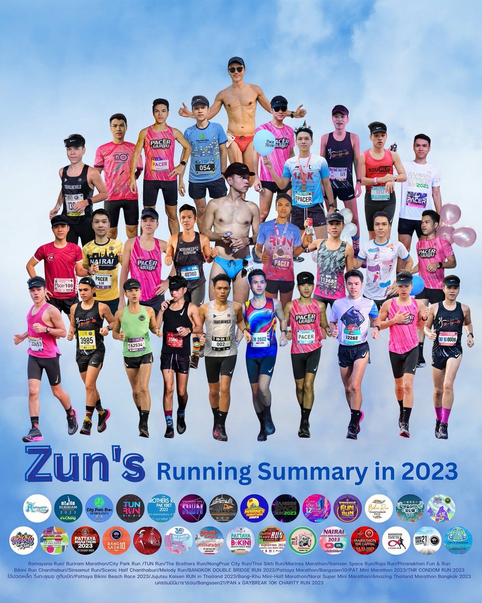 PaLaMer's tweet photo. 29 งานวิ่ง ปี2023
สมัครวิ่งเอง 15งาน 🏃♂️ เป็นPacer 14งาน 🎈
ติดถ้วย 1งาน ที่ภูทับเบิก 🏆
บทสรุปปีนี้ - หมดPassionไปเยอะ ขี้เกียจมาก
เป้าหมายปีหน้า - น่าจะวิ่งน้อยลงอีก 🤣
#palamer #พาละเมอ
#palamerrun #พาละเมอรัน https://t.co/82wY6757GZ