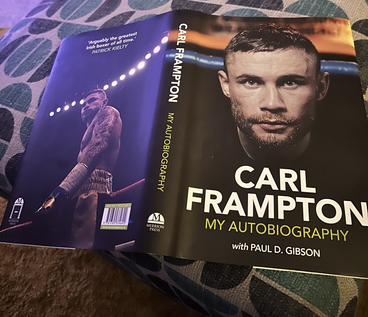 gwill84's tweet image. Got @RealCFrampton book for Christmas, a cracking read.
My favourite part is he never lets the opportunity to have a dig at @paddyb_ireland go by