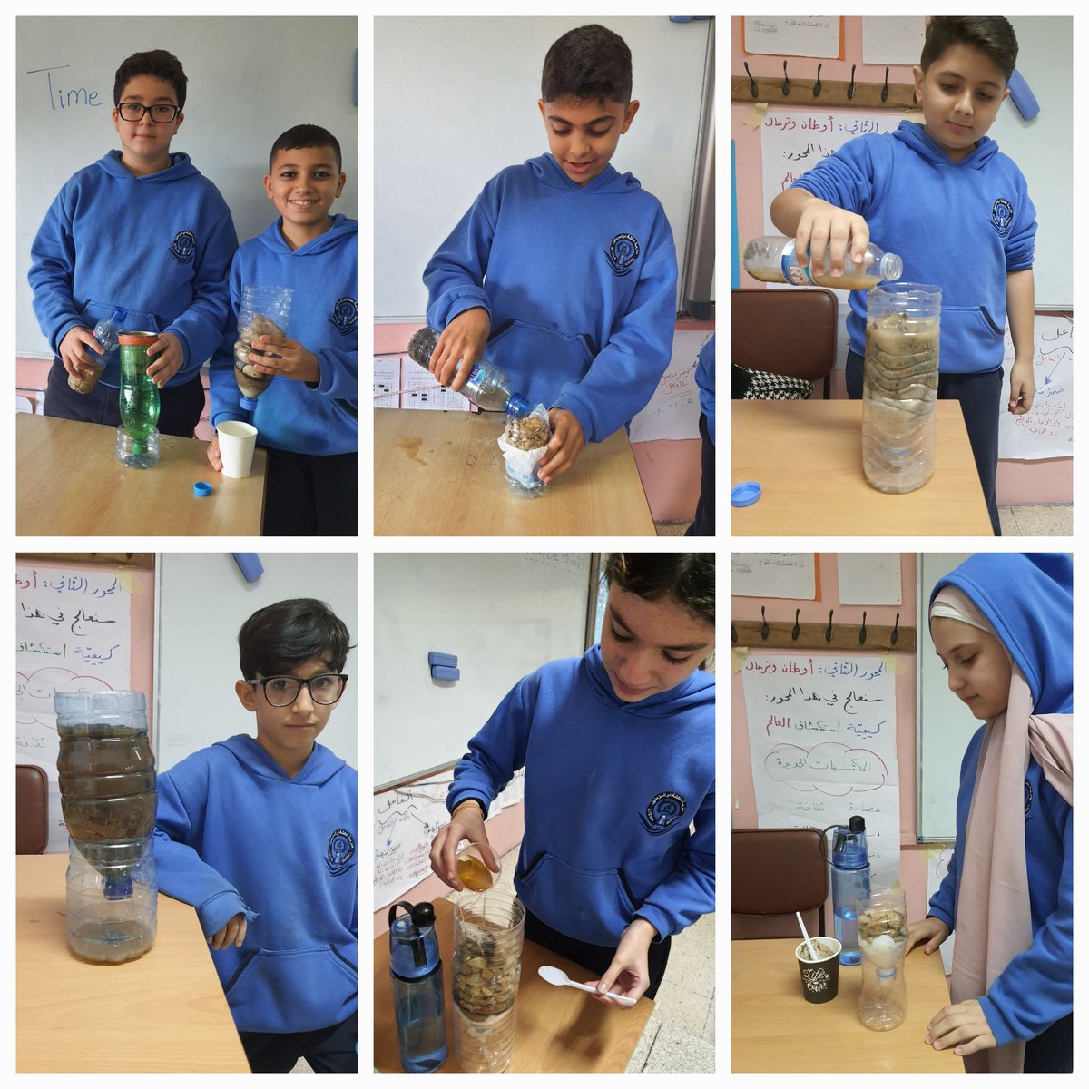 Grade 6 students, our young engineers, built filtration models and presented their projects to the class. A clear explanation of the role of the kidneys in our body. Fascinating!
<a href="/NElakhdar/">Nour elakhdar</a> <a href="/MakAishaSchool/">MakAishaSchool</a>