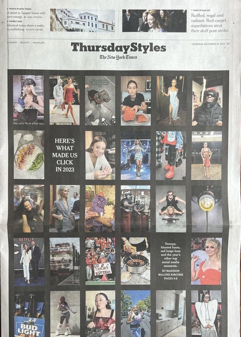 pinkydollreal's tweet photo. 👀I spy with my little eye… someone on the cover of @nytimes 

Yes, Yes, Yes!! 

Can you spot me? 

#pinkydoll #NYTimes #npc #viral2023 #trends #tv #tiktok #news https://t.co/Ta48QDSJTS