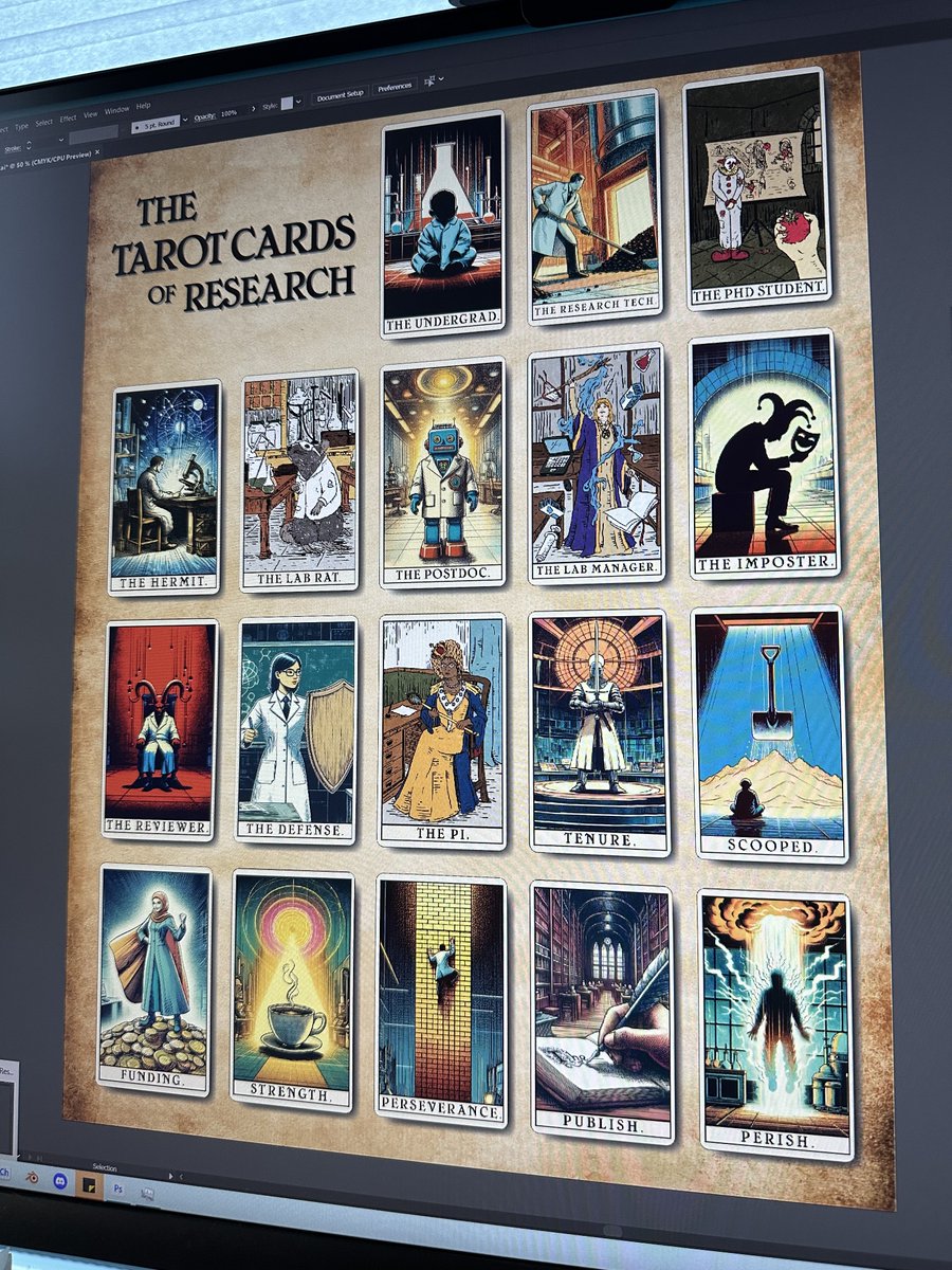 the tarot cards of research 👀