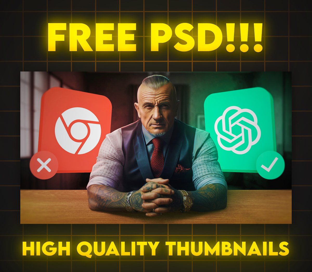 🚨 FREE PSD GIVEAWAY! 🚨

Get your hands on a FREE PSD design! 🎨 To enter:

1️⃣ Like ❤️
2️⃣ Retweet 🔁
3️⃣ Follow me 🤝

Must be following me for a chance to win! 🤝

#Giveaway #FreePSD #DesignCommunity #YouTube #ThumbnailDesign