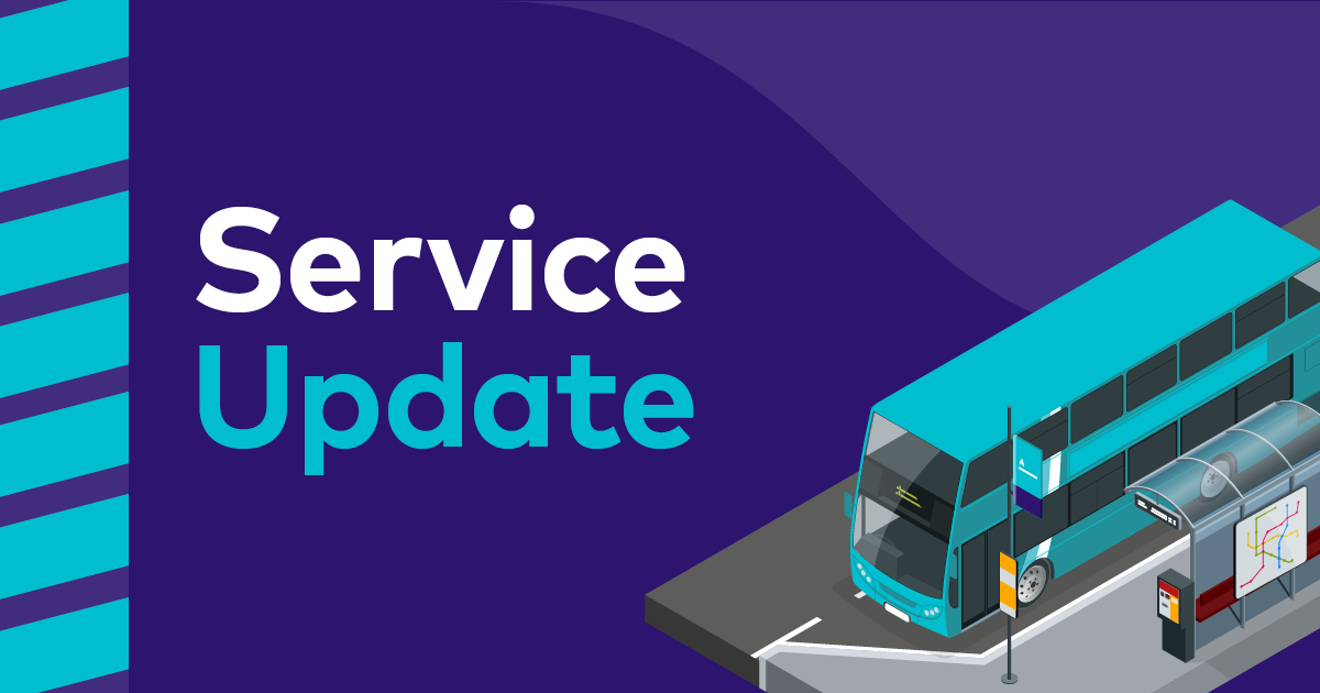 Service update Service 203 23.24 from leeds will start from the white rose at 23.45 due to being delayed in football traffic in huddersfield.