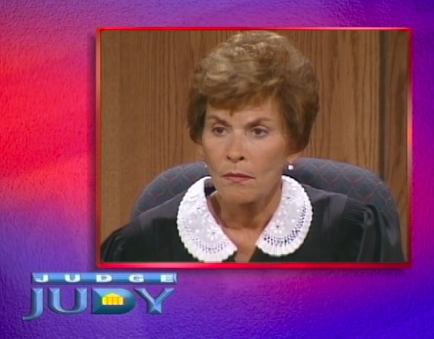 Looking for a Judge Judy deep dive?

Browse her family spinoff, book titles including “Don’t Pee on My Leg and Tell Me It’s Raining” and more at: gnostalgic.org/judgejudy.php

#JudgeJudy #RetroMedia  👩‍⚖️👮🏿‍♂️