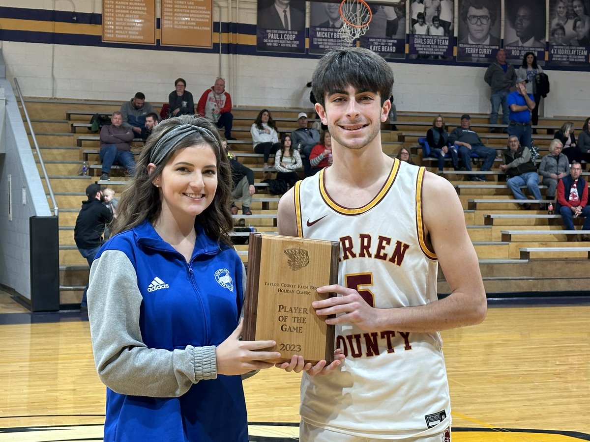 WCLUSports's tweet photo. Barren County beats Edmonson County, 72-52. Tate Spillman was named Player of the Game. Spillman and William Compton were named to the all-tournament team. https://t.co/tMZVhTHEmi