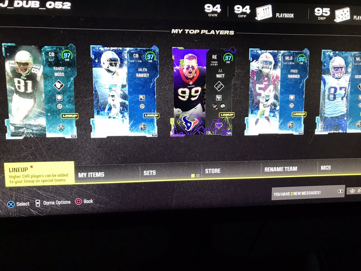 jasongweaver's tweet photo. @TapXMikey When JJWatt is #3 on your top players list not sure I need a rating.🤣🤣🤣 https://t.co/3CLGLVsLYJ