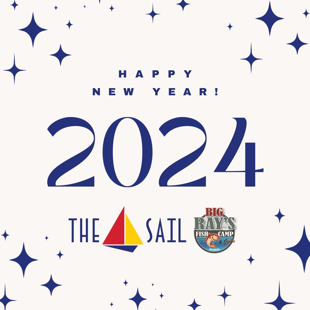 TheSailTampa's tweet photo. Happy New Year from your favorite waterfront bar π΄
We are OPEN today for our normal hours, 11am-11pm. Stop by and start 2024 on a high note!
@thetampacc
#newyear #thesailtampa #tampabar #tampabars #tampaevents #freeevents #tamparestaurant #tampafoodies #waterfrontbar https://t.co/fRoBKGluTz