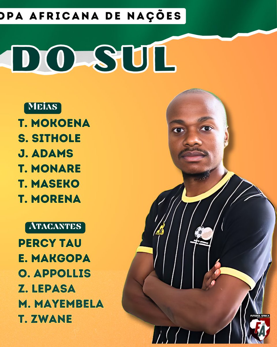 Listas da Nigéria e África do Sul 🇳🇬🇿🇦
#PercyTau #Boniface #AfricanCup