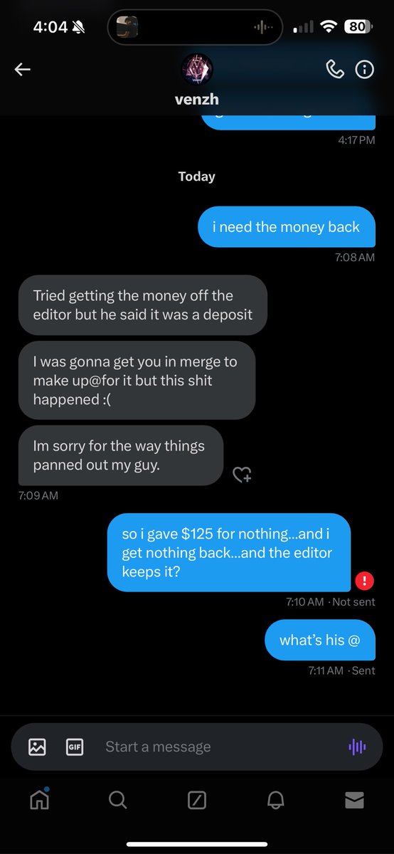 BigLayky's tweet photo. well @MergeVenzh_ i tried to help you and this is what i get in return… https://t.co/YpYCAbAvRa